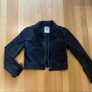 Veste de jeans noire